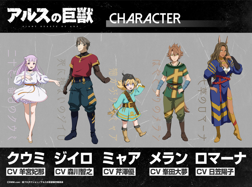 Giant Beasts of Ars - Personaggi Giant Beasts of Ars - Personaggi